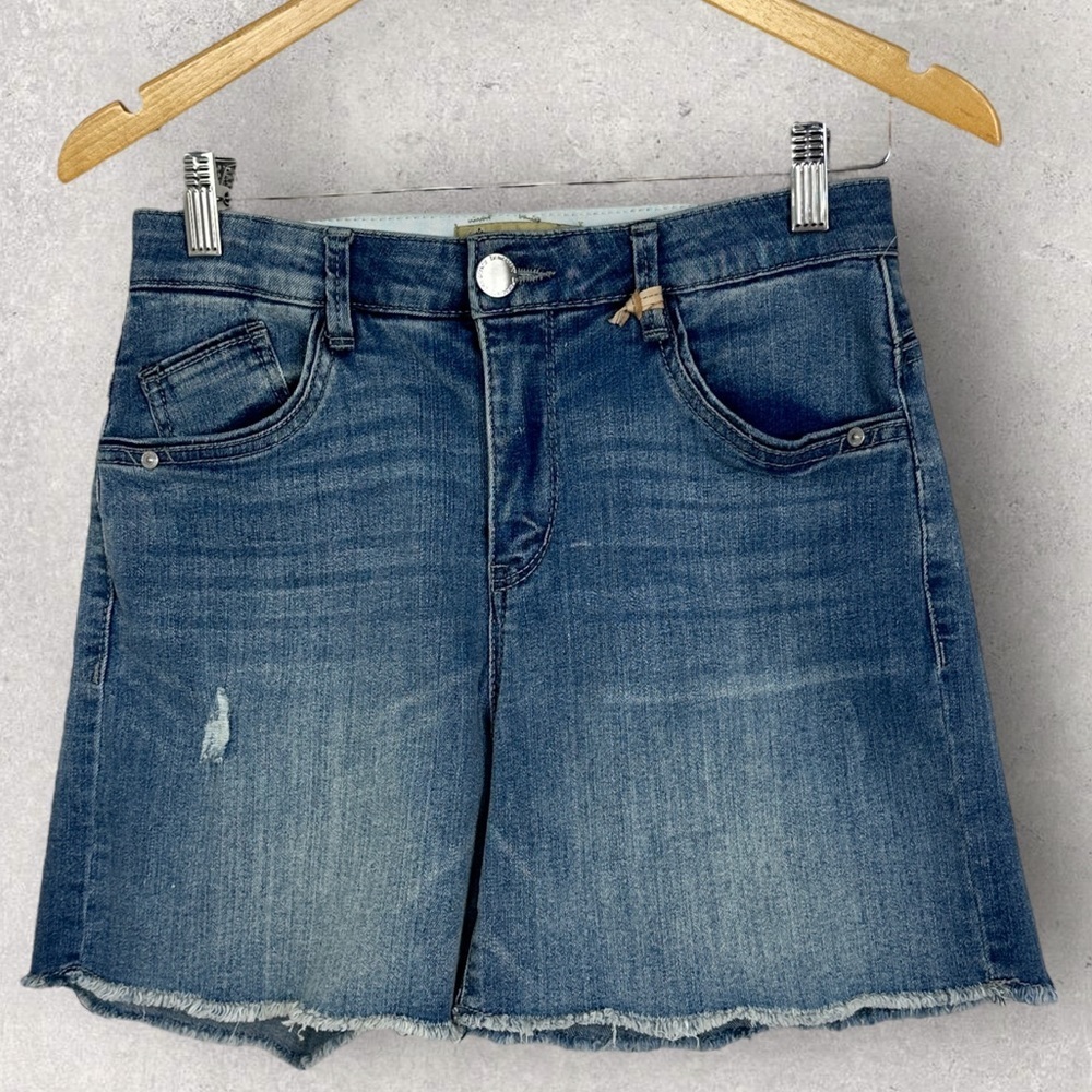 NEW Nordstrom Democracy Ab Technology High Rise Short Blue Size 2 Denim Shorts